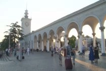 Akmescit-Moskova seferli treni uğurlama töreni