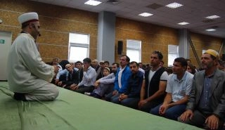 Kiev’de Bayram namazı kılındı