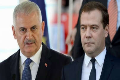 Binali Yıldırım, Rus mevkidaşı Medvedev'le görüştü