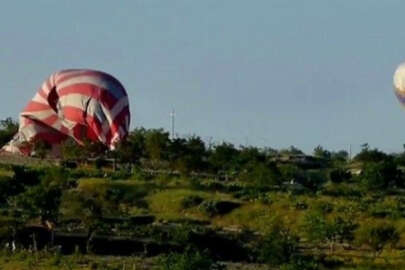 Kapadokya'da 3 balon yere çakıldı: 41 yaralı