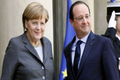 Fransa Cumhurbaşkanı Hollande'den Merkel'e destek