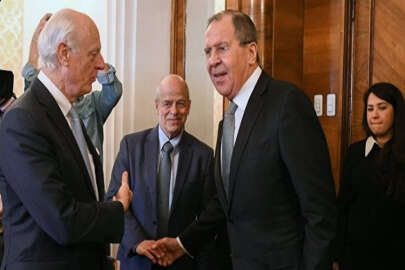 Mistura, Lavrov ile Suriye'yi görüştü