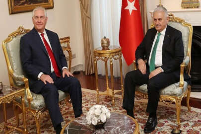 Yıldırım, Tillerson zirvesinde DAEŞ ve FETÖ konuşuldu