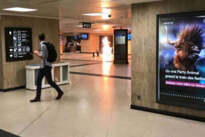 Brüksel'de tren istasyonunda patlama