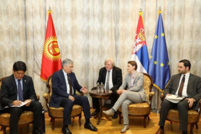 Kırgızistan Dışişleri Bakanı Sırbistan'da temaslarda bulundu