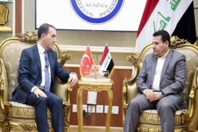 Bağdat Büyükelçisi Fatih Yıldız, Irak İçişleri Bakanı ile görüştü