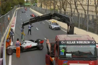 Formula 1 Bakü'de şaşırtan olay: "Allah Korusun"