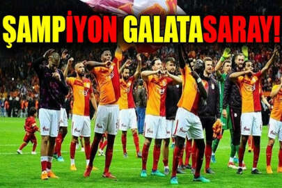 2017-2018 sezonunda Galatasaray şampiyon!