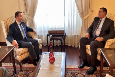 Bağdat Büyükelçisi Fatih Yıldız, Kerkük Valisi ile bir araya geldi