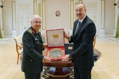 Genelkurmay Başkanı Yaşar Güler, Azerbaycan Cumhurbaşkanı Aliyev ve Genelkurmay Başkanı Sadıkov ile görüştü