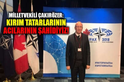 Çakırözer, NATO Parlamenter Asamblesinde Kırım'daki baskıları dile getirdi