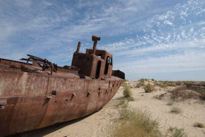 Kazakistan'da Aral Gölü zirvesi