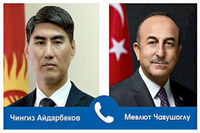 Dışişleri Bakanı Çavuşoğlu, Kırgız mevkidaşı ile görüştü