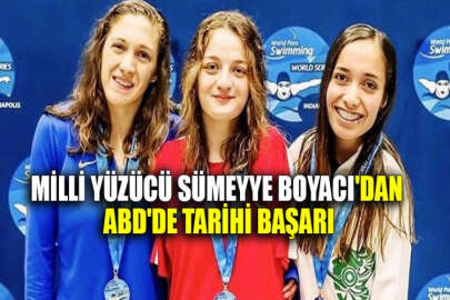 Milli yüzücü Sümeyye Boyacı'dan ABD'de tarihi başarı