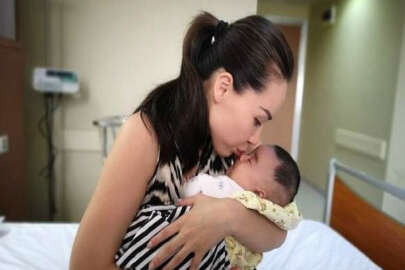 Kırgız bebek Türkiye'de şifa buldu