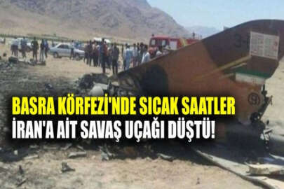 İran'a ait savaş uçağı Basra Körfezi'nde düştü!