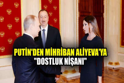 İşgalci Rusya'dan Mihriban Aliyeva'ya dostluk nişanı