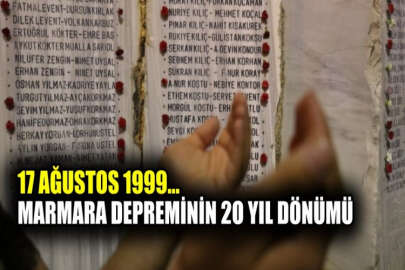 17 Ağustos depreminin kurbanları, felaketin 20. yılında dualarla anıldı
