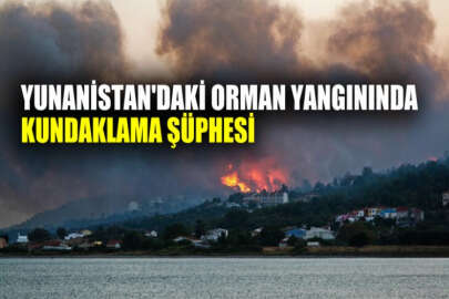 Sisam Adası'nda orman yangını: Yüzlerce turist tahliye edildi