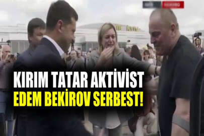 Serbest bırakılan Kırım Tatar aktivist Edem Bekirov Kıyiv'de!