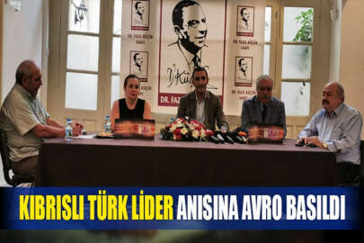 Kıbrıslı Türk lider Fazıl Küçük anısına Avro basıldı