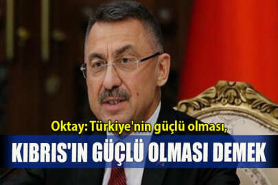 Oktay: Türkiye'nin güçlü olması, Kıbrıs'ın güçlü olması demek