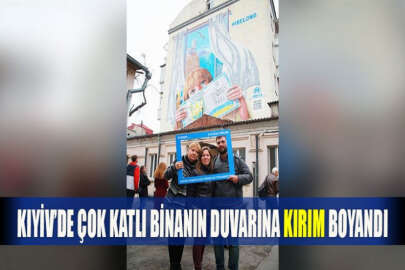 Kırım'daki Kırlangıç Yuvası, Kıyiv’de duvara resmedildi
