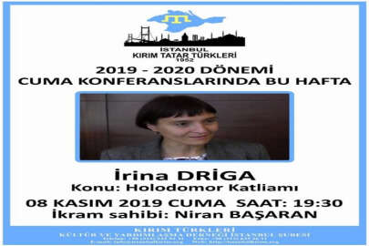 İstanbul Kırım Derneğinde "Holodomor Katliamı" konferansı