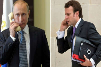 Putin, Macron'la telefonda Ukrayna ve Suriye hakkında konuştu!
