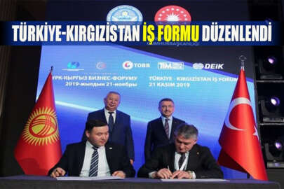 Türkiye-Kırgızistan İş Formu düzenlendi