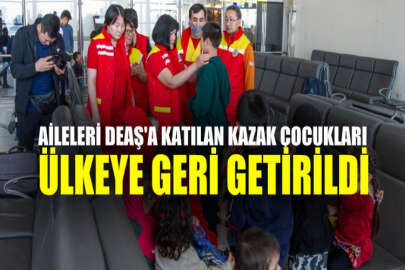 Kazakistan, aileleri DEAŞ'a katılan Kazak çocukları ülkeye geri getirdi