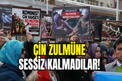 Çin'in Doğu Türkistan'daki zulmü il il protesto edildi