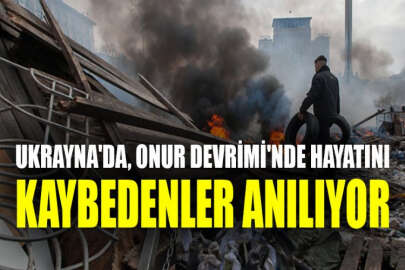 Ukrayna'da, Onur Devrimi'nde hayatını kaybedenler anılıyor