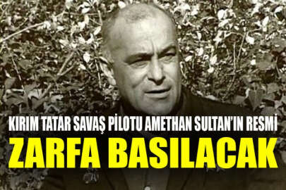 Ukrpoşta, Kırım Tatar savaş pilotu Amethan Sultan’ın resmini zarfa basacak