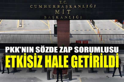 PKK'nın sözde Zap sorumlusu MİT operasyonuyla etkisiz hale getirildi