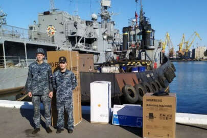 ASTEM Vakfından Rus saldırısına uğrayan Ukrayna savaş gemisine yardım