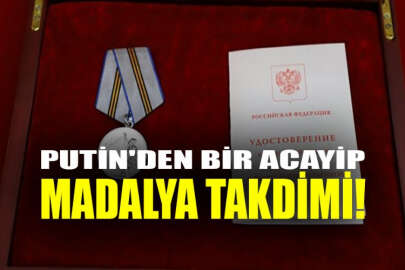 Rusya Devlet Başkanı Putin'den, Kuzey Kore lideri Kim Jong-un'a madalya!
