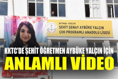 KKTC'de şehit öğretmen Aybüke Yalçın, Mağusa Limanı eseriyle anıldı