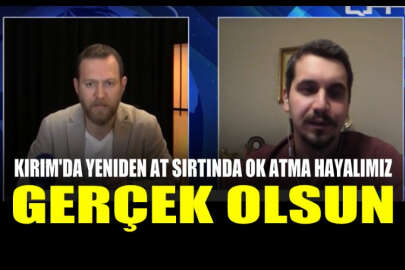 Kırım Saati'nde Kırım Tatar sporcu Alkan ile Türk Atlı Okçuluğu konusu işlendi