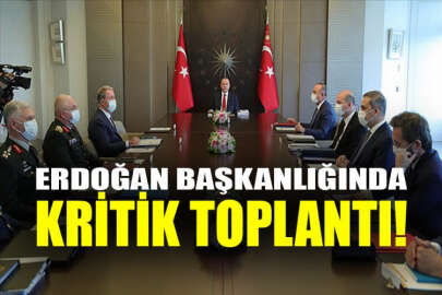 Cumhurbaşkanı Erdoğan başkanlığında Güvenlik Toplantısı yapıldı