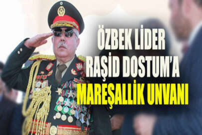 Afganistan'dan Özbeklerin lideri Raşid Dostum'a "mareşallik" unvanı