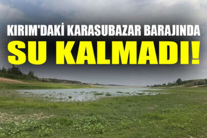 Kırım'daki Karasubazar barajı tamamen kurumak üzere