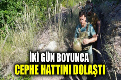 Zelenskiy'den Donbas mevzilerine ziyaret