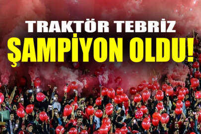 Traktör Tebriz şampiyon oldu!