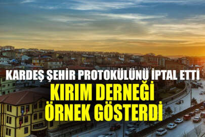 Kırım Derneği, Odunpazarı Belediyesi'ni tebrik etti