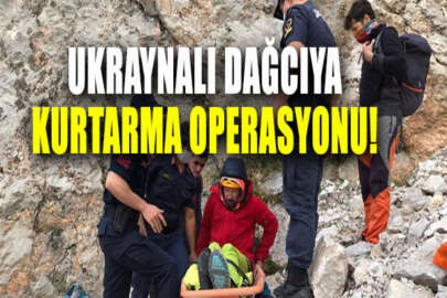 Niğde'de kaza geçiren Ukraynalı dağcıyı JAK ekipleri kurtardı
