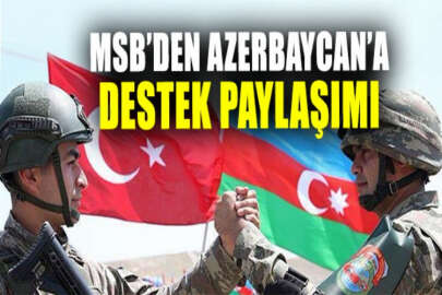 Milli Savunma Bakanlığı: Her zaman can kardeşlerimizin yanındayız