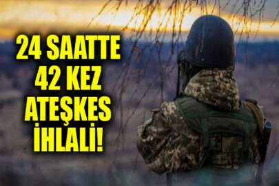Donbas'ta ateşkes bir günde 42 kere ihlal edildi