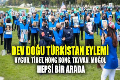 Çin mağduru halklar bir arada: Vaşington'da Doğu Türkistan eylemi