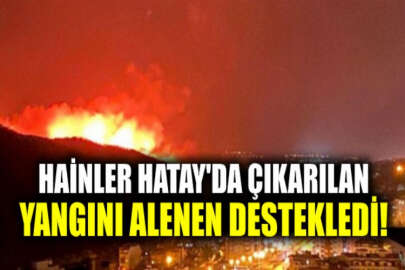 PKK'lı teröristler Hatay'ı yakıyor!